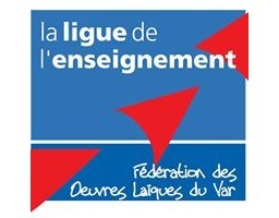 Logo bleur et rouge de la FOL Fédération des Œuvres Laïques du Var