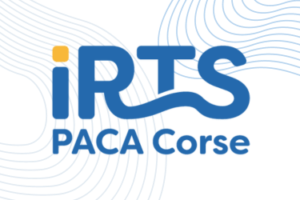 Logo portail emploi associatif paca - IRTS PACA & CORSE avec lignes graphiques