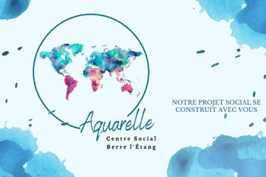 Logo centre social aquarelle sur le portail de l'emploi associatif - Le Mouvement associatif Sud Provence Alpes côte d'Azur